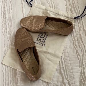 Birdies glitter loafers